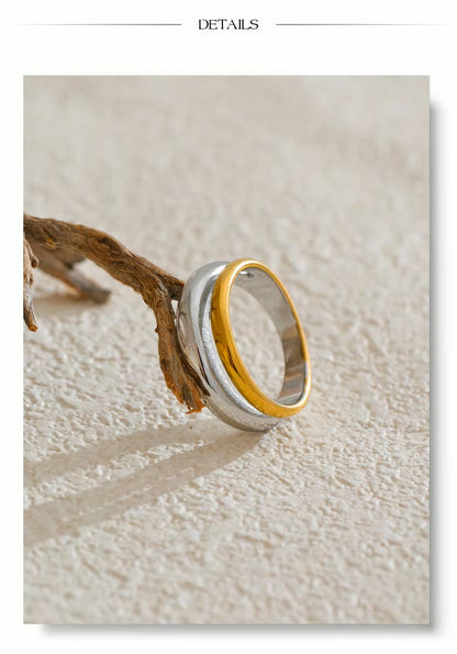 Jeremiah Dual toned Ring