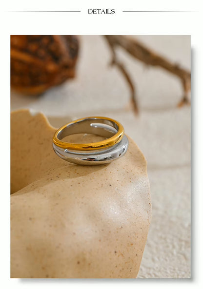 Jeremiah Dual toned Ring