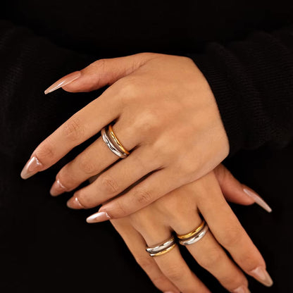 Jeremiah Dual toned Ring