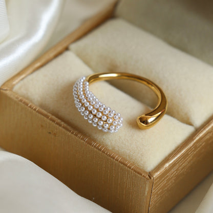 Irvine Pearl Ring (Adjustable)