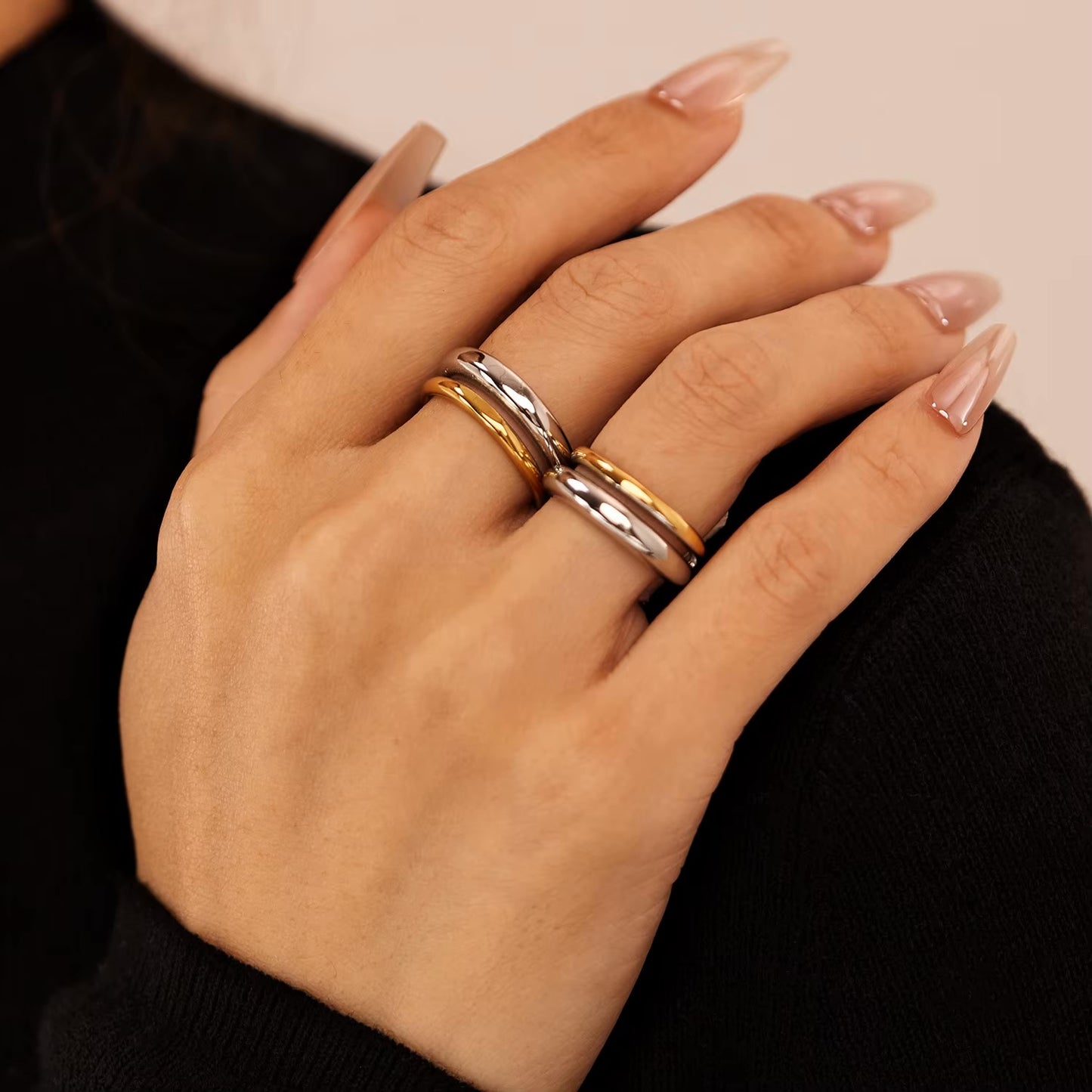 Jeremiah Dual toned Ring