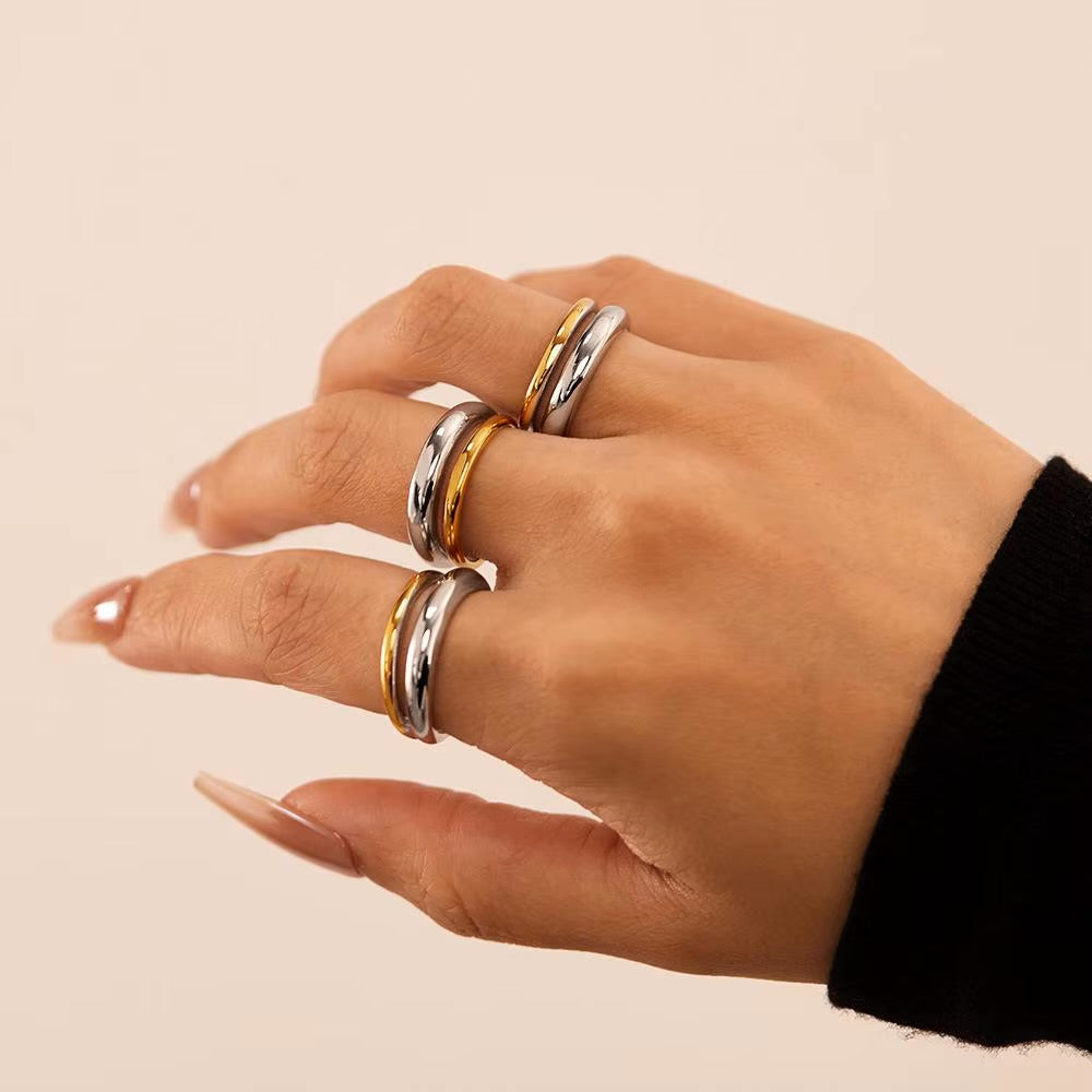 Jeremiah Dual toned Ring