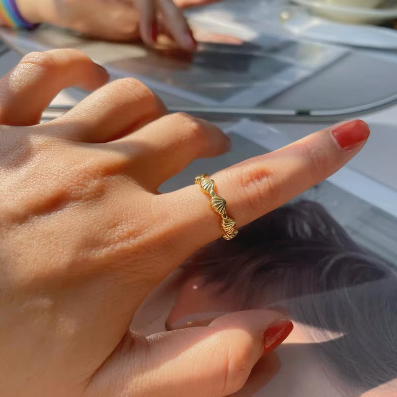 Dainty Ocean Wrapped Ring