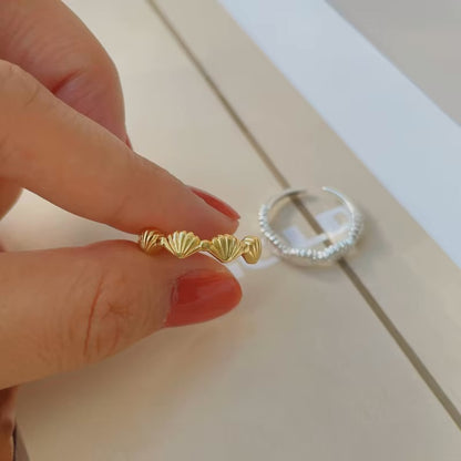 Dainty Ocean Wrapped Ring