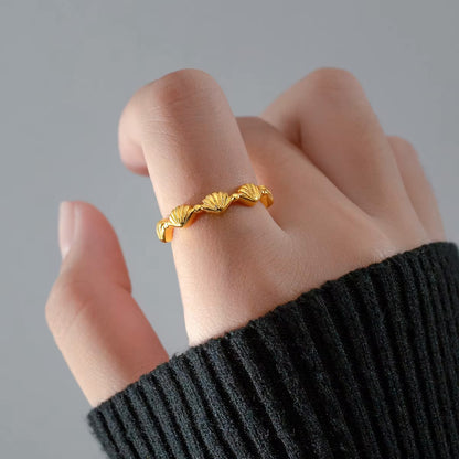 Dainty Ocean Wrapped Ring