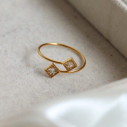 Sia Zirconia Ring (Adjustable)