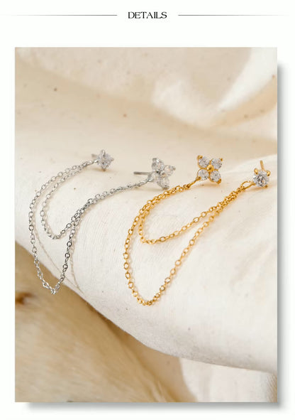 Aurdery Double piercing Earrings