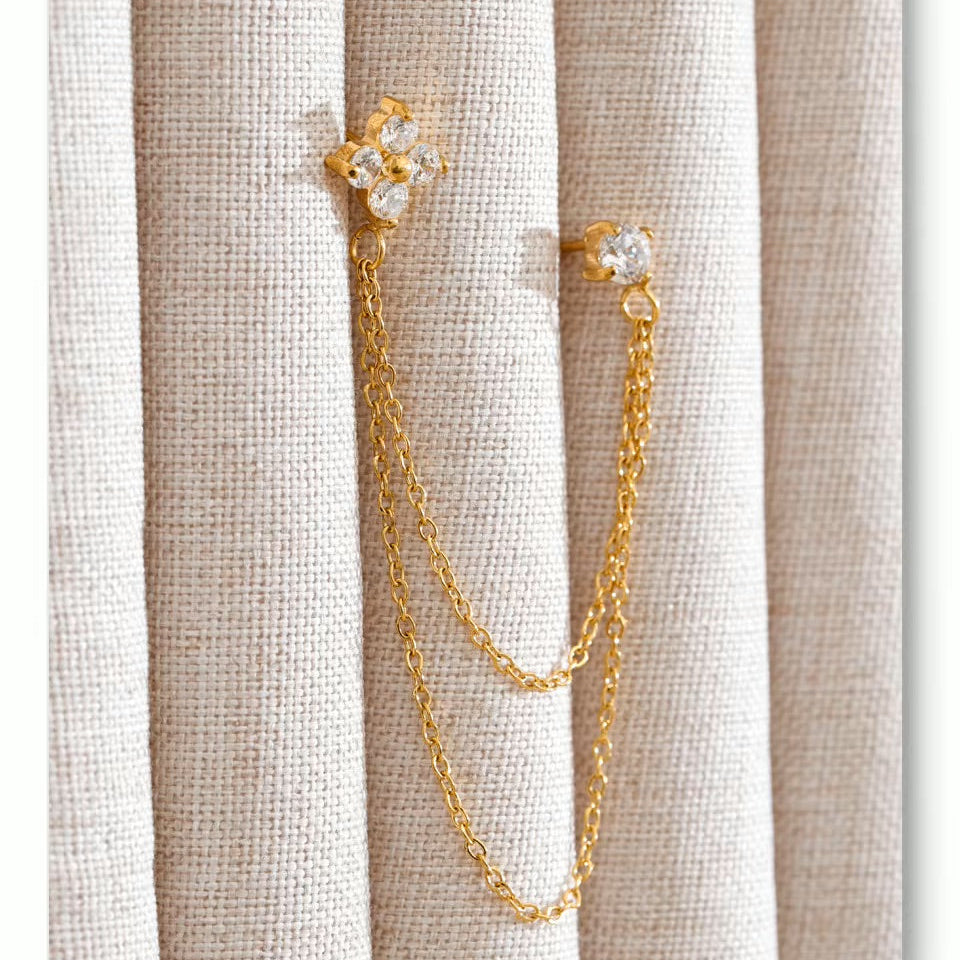 Aurdery Double piercing Earrings