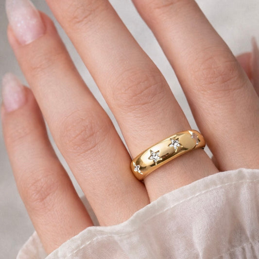 Cosmic Gold Ring