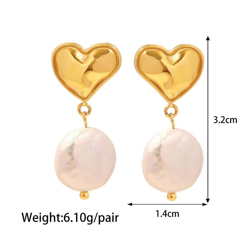 Lover Natural Pearl Earrings
