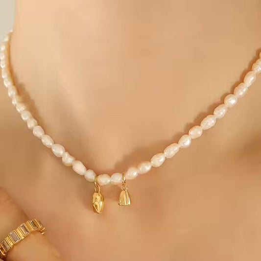 Alexandra Natural Pearl Necklace