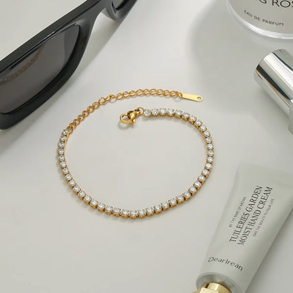 Bella Hadid Tennis Bracelet