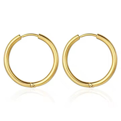 Sasha Mini Round Hoops