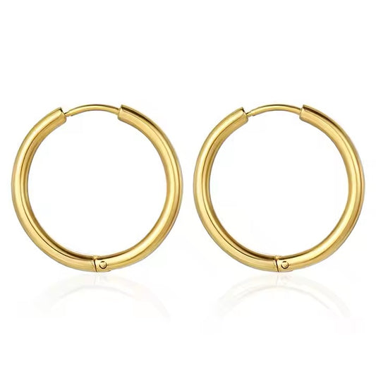 Sasha Mini Round Hoops