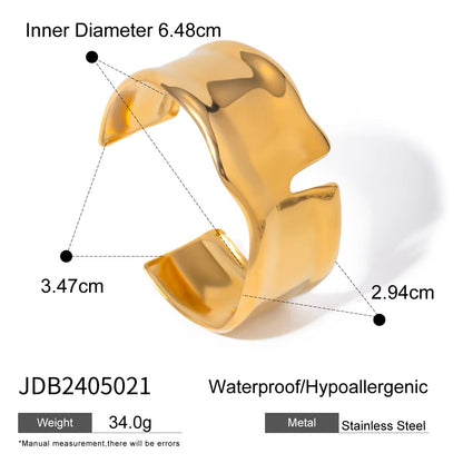 Kriss Iconic Gold Band Bracelet