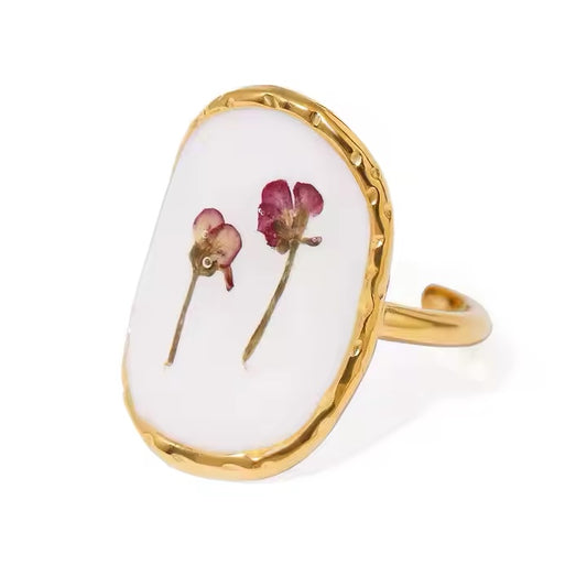 Baroque Rose Ring (Adjustable)