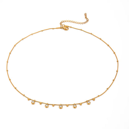 Delia Zirconia Necklace