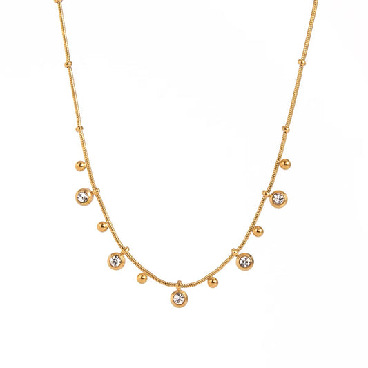 Delia Zirconia Necklace