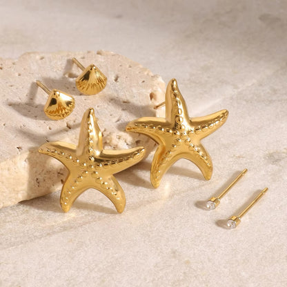 Three Piercing Ocean Studs