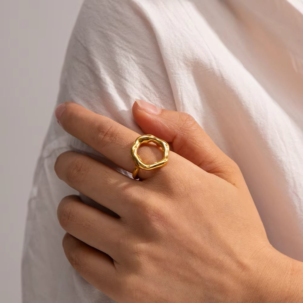 Molten Halo Ring (Adjustable)