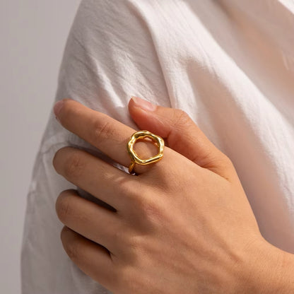 Molten Halo Ring (Adjustable)