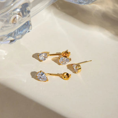 Georgia Dual Diamond Earrings