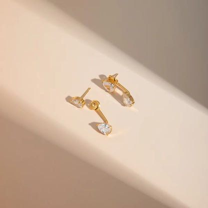 Georgia Dual Diamond Earrings