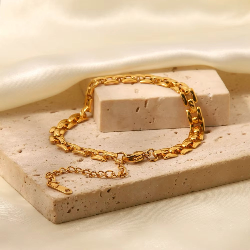 Heather Link Bracelet