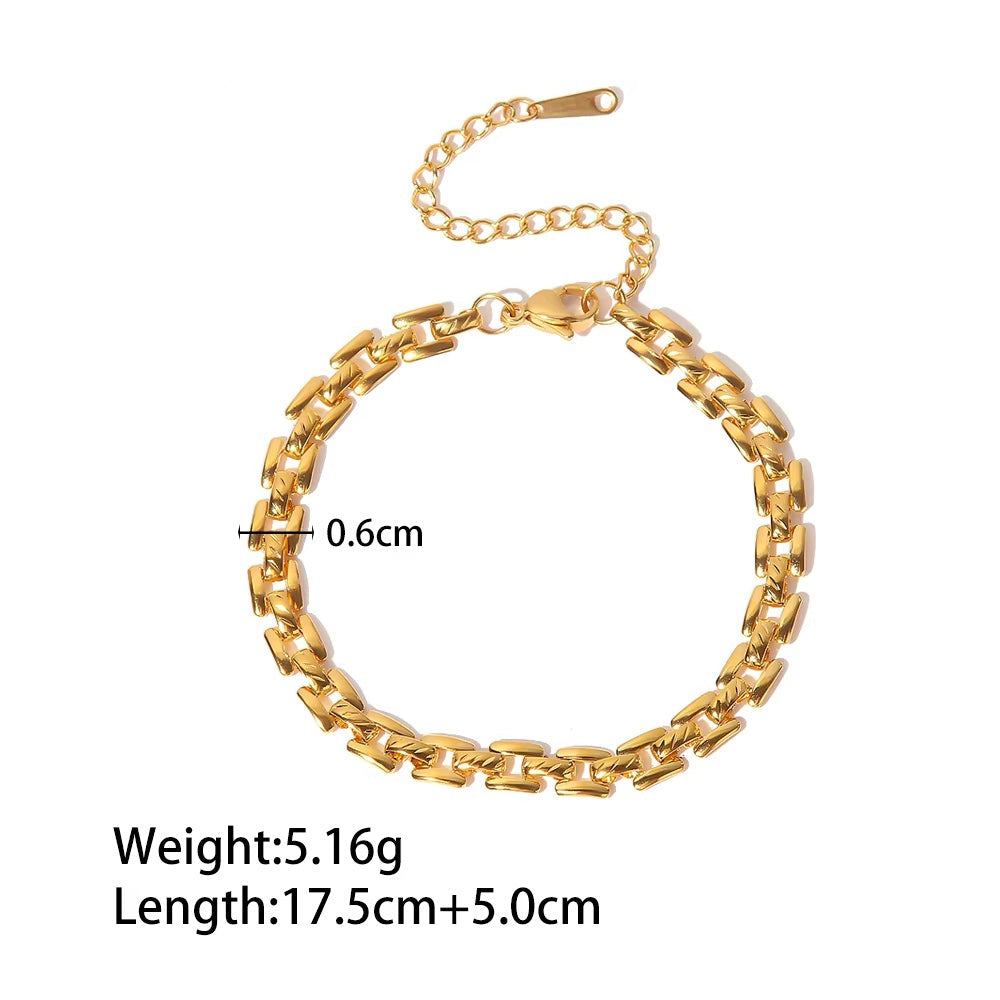Heather Link Bracelet