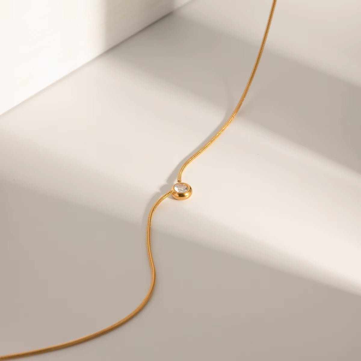 Dainty Zia Zirconia Necklace