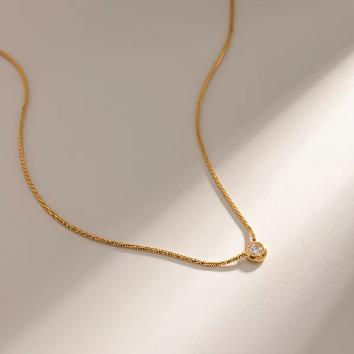 Dainty Zia Zirconia Necklace