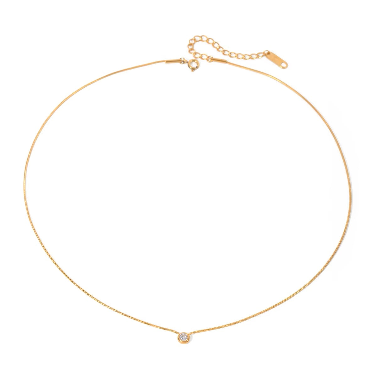 Dainty Zia Zirconia Necklace