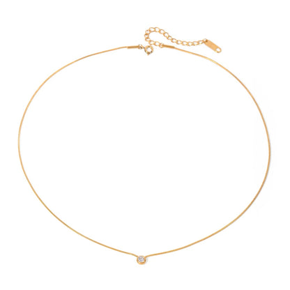Dainty Zia Zirconia Necklace