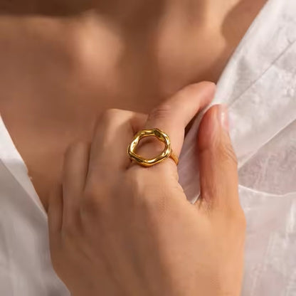 Molten Halo Ring (Adjustable)
