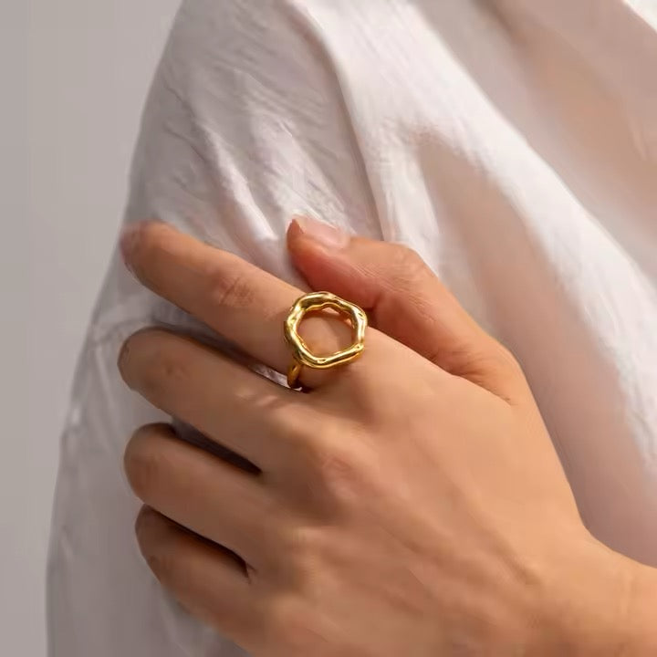 Molten Halo Ring (Adjustable)