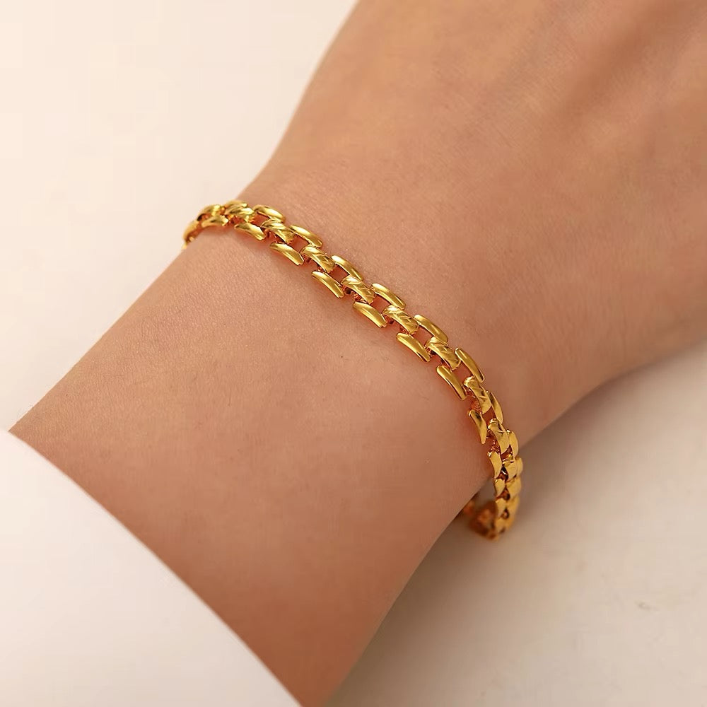 Heather Link Bracelet