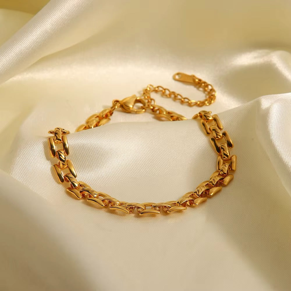 Heather Link Bracelet