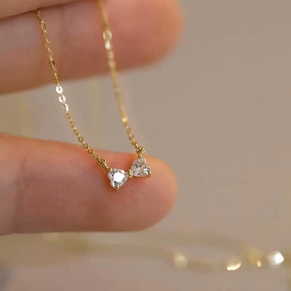 Mini Muse Zirconia Bow Necklace