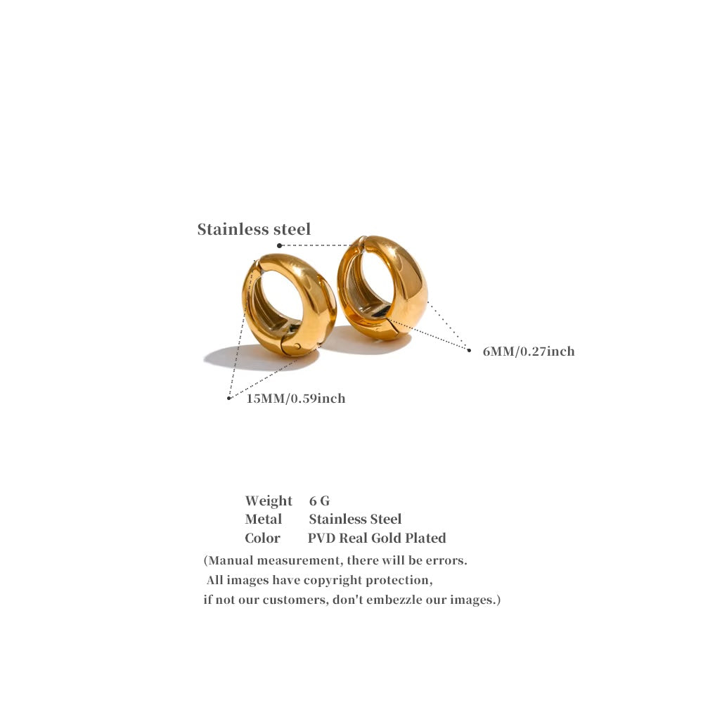 Saturn Mini  Hoops (Piercing Free)