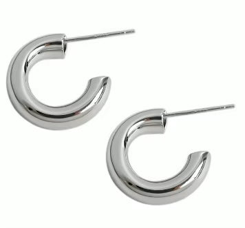Melisa Silver Hoops (PE46)